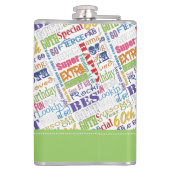 Unieke en speciale cadeautjes van de 60e verjaarda heupfles (Achterkant)