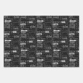 Unieke en speciale cadeautjes van de 60e verjaarda inpakpapier vel (Voorkant 3)