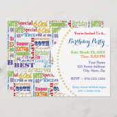 Unieke en speciale cadeautjes van de 60e verjaarda kaart (Voorkant / Achterkant)