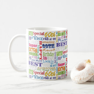 Unieke en speciale cadeautjes van de 60e verjaarda koffiemok