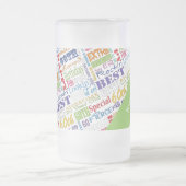 Unieke en speciale cadeautjes van de 60e verjaarda matglas bierpul (Center)