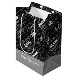 Unieke en speciale cadeautjes van de 60e verjaarda medium cadeauzakje