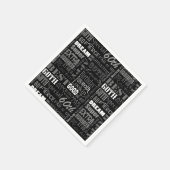 Unieke en speciale cadeautjes van de 60e verjaarda servet (Hoek)