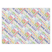 Unieke en speciale cadeautjes van de 60e verjaarda tafelkleed (Voorkant (Horizontaal))