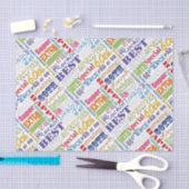 Unieke en speciale cadeautjes van de 60e verjaarda tissuepapier (Craft)