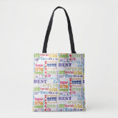 Unieke en speciale cadeautjes van de 60e verjaarda tote bag (Voorkant)