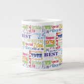 Unieke en speciale cadeautjes van de 70e verjaarda grote koffiekop (Voorkant)