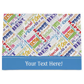 Unieke en speciale cadeautjes van de 70e verjaarda large cadeautasje (Voorkant)