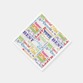 Unieke en speciale cadeautjes van de 70e verjaarda servet (Hoek)