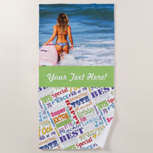 Unieke en speciale cadeautjes van de 70e verjaarda strandlaken