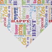 Unieke en speciale cadeautjes van de 70e verjaarda tissuepapier (Detail)