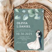 Unieke en stijlvolle huwelijksuitnodiging kaart