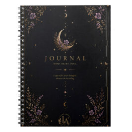 Unieke, esthetische Maan Journal Notitieboek