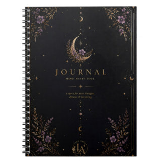 Unieke, esthetische Maan Journal Notitieboek