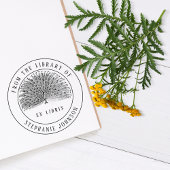 Unieke  Ex Libris | Peacock | Boek Zelfinktende Stempel