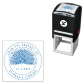 Unieke Ex Libris | Peacock | Boek Zelfinktende Stempel (In situ)