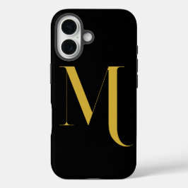 Unieke extra grote monogramprint iPhone 16 hoesje