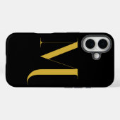 Unieke extra grote monogramprint Case-Mate iPhone case (Achterkant (horizontaal))
