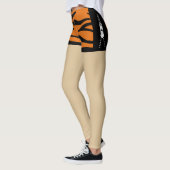 Unieke fake shorts met rits Dierlijke Cheetah Leggings (Links)
