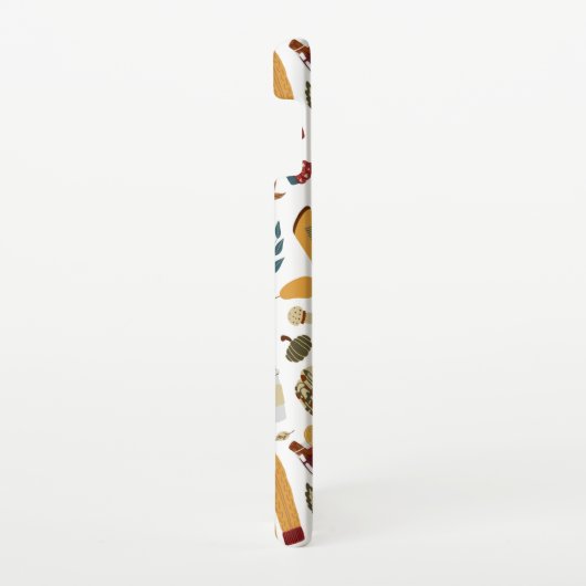 Unieke "Fall Leaves Harvest Autumn Pumpkins" Samsung Galaxy Hoesje (Rechterkant)