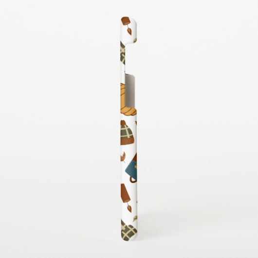 Unieke "Fall Leaves Harvest Autumn Pumpkins" Samsung Galaxy Hoesje (Linkerkant)