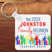 Unieke familie reünie ideeën sleutelhanger (Voorkant)
