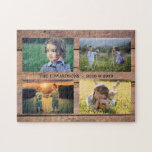 Unieke familieforcollage op bijtschors legpuzzel<br><div class="desc">Gezinsfotocollage puzzel Je kunt het personaliseren en je mooiste foto's toevoegen. Geweldig plezier!</div>