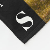 Unieke familienaam 20 Eenvoudig fotocollage Fleece Deken (Hoek)