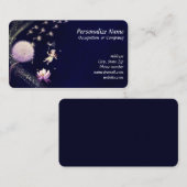 Unieke Fantasy Fairy Wish Dandelions Visitekaartje (Voorkant / Achterkant)