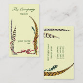 Unieke fazant Vervangt aangepaste Visitekaartjes (Voorkant / Achterkant)