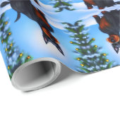 Unieke, feestelijke hond, Schotse terrier Cadeaupapier (Rol Hoek)