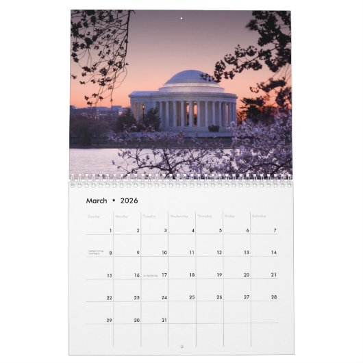 Unieke Fine Art Washington DC 2023-agenda Kalender (Mar 2026)