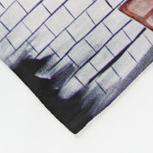 Unieke Fleece Deken. Pink's Wall. (Hoek)