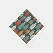 Unieke fleskunst servet (Hoek)