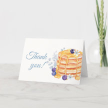 Unieke Floral Blueberry Pannenkoek Brunch Baby sho