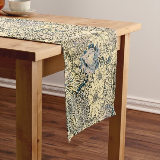 Unieke Floral Design Table Runner Korte Tafelloper (Voorbeeld)