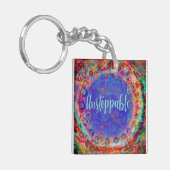 Unieke Floral Unstoppable Inspirivity Sleutelhanger (Voorkant Links)