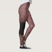 Unieke Florence-foto prachtige lichtroze ventilato Leggings (Rechts)