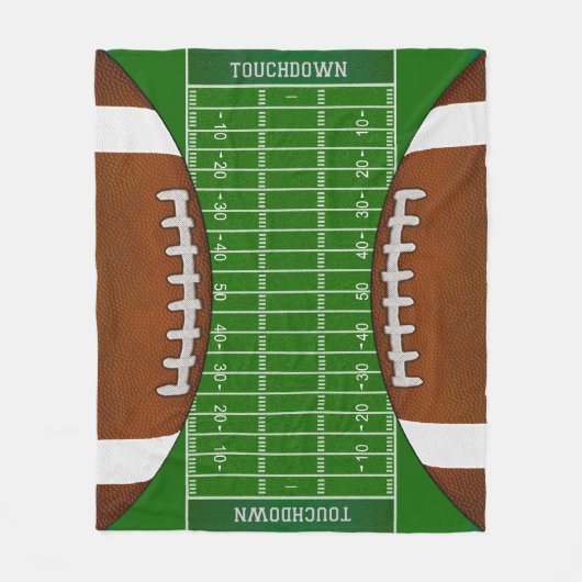 Unieke Football voor Footballs Fleece Deken (Voorkant)