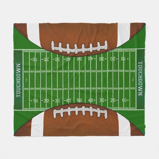 Unieke Football voor Footballs Fleece Deken (Voorkant (Horizontaal))