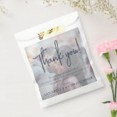 Unieke foto dank je brief voor bruiloft bedankzakje (Gezegeld)