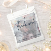 Unieke foto dankbrief voor trouwen bedankzakje (Geknipt)