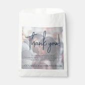 Unieke foto dankbrief voor trouwen bedankzakje (Voorkant)