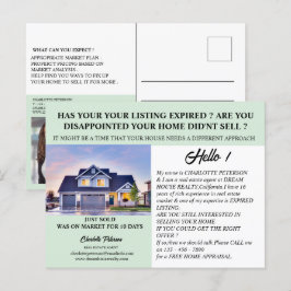 Unieke foto Estate Verlopen aanbieding Briefkaart