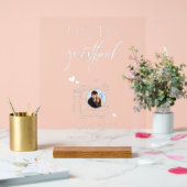 Unieke foto Gastenboek Camera Acryl teken Acryl Bord (Huwelijk)