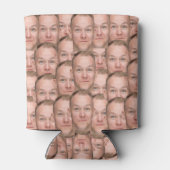 Unieke foto-Koelbox voor aangepast gezichtsAfbeeld Blikjeskoeler (Achterkant)