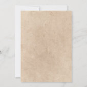 Unieke foto krant baby shower kaart (Achterkant)