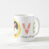 Unieke foto-sjabloon Love Koffiemok (Voorkant rechts)