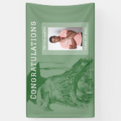 Unieke foto toevoegen Afstuderen Party Banner (Verticaal)