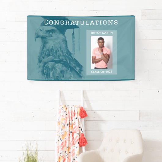 Unieke foto toevoegen Afstuderen Party Banner (Insitu)